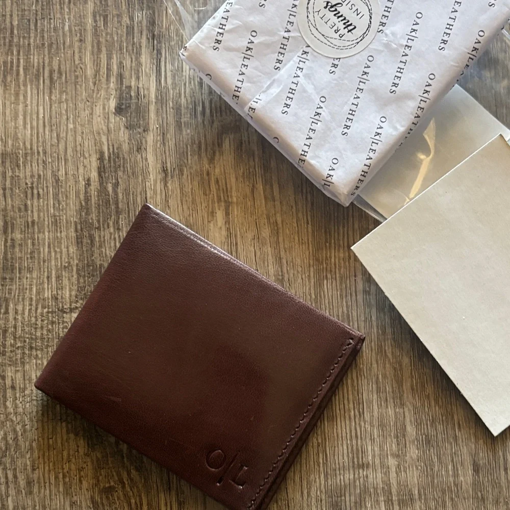 Rea Leather Brown Leather Men's Wallet with Subtle Logo